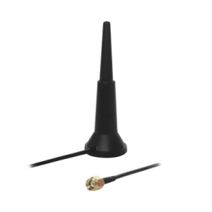 (PR1KRD30) Antena WiFi Doble Banda SMA, 3 dBi, Magnetica, cable 1.5M