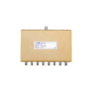 Divisor de Potencia EMR de 8 Vías, 30-700 MHz, 0.5 Watt, Conectores BNC Hembra.