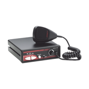 Sirena Scorpion ™ de 100 W con funciones completas, sistema de anuncio público (PA) y retransmisión de radio