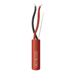 Bobina de Cable 2 x 18 AWG FPLR para Incendio y Voceo / 305 mts / Resistente a la Luz Solar / Sin Blindaje