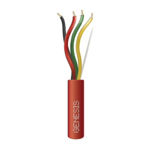 Bobina de cable 4 x 18 AWG FPLR para Incendio /  305 mts / Resistente a la Luz Solar / Sin Blindaje / Para Aplicaciones de Incendio