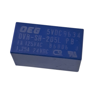 Relevador de +5 V, con capacidad de 1 Amp. a 125 Vca., 1.25 Amp. para 24 Vcd.