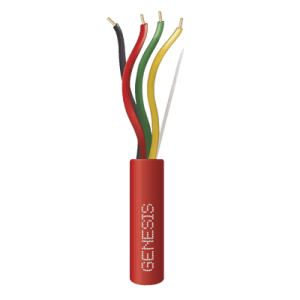 Bobina de Cable 4 x 16 AWG FPLR para Incendio / 305 mts / Resistente a la Luz Solar / Sin Blindaje / Uso Interior