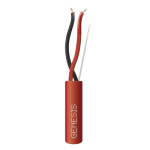 Bobina de Cable 2 x 14 AWG FPLR para Incendio y Voceo / 305 mts / Resistente a la Luz Solar / Sin Blindaje / Uso Interior