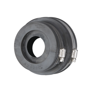 Bota pasamuro de 5". Incluye 1 orificio para cable coaxial de 1-1/4"