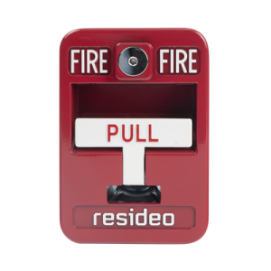 Estación de jalón convencional de acción simple color roja