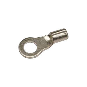 Terminal de Ojo Número 8, Sin Forro para Cables AWG 16-14.