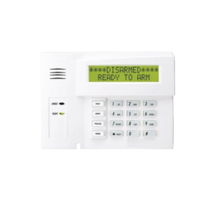 Teclado Programador Alfanumérico para Paneles de Alarma Vista / Pantalla LCD / Sirve para programar y activar el panel de Alarma.