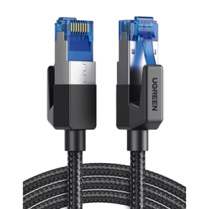 Cat8 CLASSâ… F/FTP Round Ethernet Cable With Braid