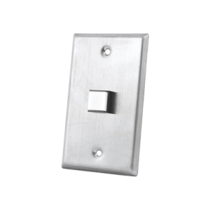 Botón con Placa de Acero Inoxidable, Normalmente Abierto y Cerrado, Certificado UL