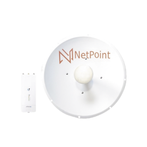 Kit de radio AF5XHD con antena NP2 de 34 dBi , Frecuencia (4.9-6.2 GHz), incluye jumper, ideal para distancias de hasta 50km