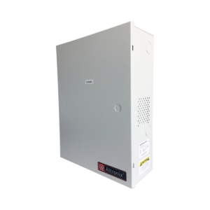 Fuente de poder ALTRONIX de 12/24 Vcd @ 6 Amper, con capacidad de batería de respaldo, requiere batería, 8 salidas, con voltaje de entrada de 115 Vca
