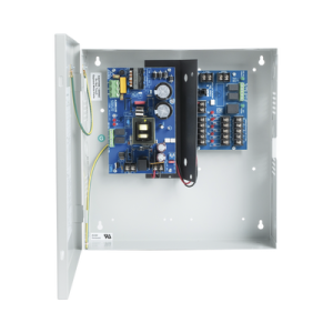 Fuente de Poder ALTRONIX de 12/24 Vcd (Seleccionable) @ 6A / 1 entrada de control a 5 salidas UL-294, UL-1481, UL-603, UL-1069. cUL, CSFM y MEA/ Aplicación para Control de Acceso, Sistemas de Alarma y Detección de Incendio.