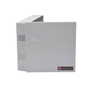 Fuente de poder ALTRONIX dual de 12 Vcd o 24 Vcd @ 6 Amper, para 8 cámaras, voltaje de entrada de 115 Vca, con capacidad de batería de respaldo, requiere batería