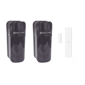 Detector Fotoeléctrico (A baterías) / 0 Falsas Alarmas / Alcance de 60m de Exterior y 350m en interior / Fácil Alineación / Compatible con panel AXPRO/ Incluye DS-PDMC-EG2-WB