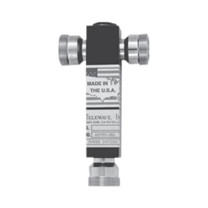 Divisor de Potencia de 3 vías, 350-600 MHz, 500 W, Conectores DIN 7-16 Hembra.