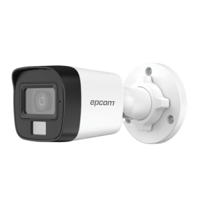 Bala TURBOHD 3K (5 Megapixel) / Lente 2.8 mm / Dual Light (20 mts IR + 20 mts Luz Blanca) / PLASTICO / Exterior IP67 / dWDR / 4 Tecnologias