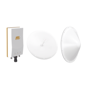 Kit de radio B5c con antena de 28 dBi , Frecuencia (4.9-6.5 GHz), incluye jumper y radomo, ideal para distancias de hasta 20km
