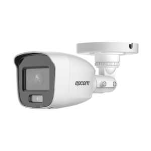 Bala TURBOHD 2 Megapíxel (1080p) / Microfono Integrado / Imagen a color 24/7 / Lente 2.8 mm / Policarbonato / Luz Blanca 20 mts / Exterior IP66 / TVI-AHD-CVI-CVBS / dWDR