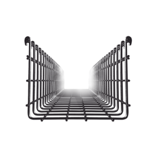 Charola tipo malla 150/200 mm, con acabado Electro Zinc, hasta 477 cables Cat6, tramo 3 m