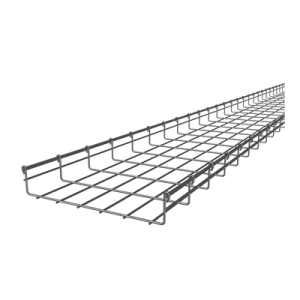 Charola tipo malla 66/650 mm, con acabado Electro Zinc, tramo 3 m