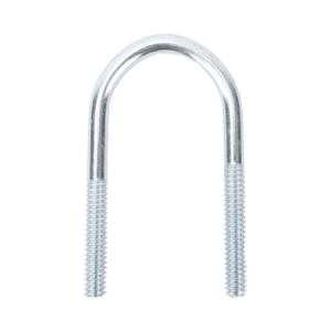 Abrazadera tipo U de 3/4", con acabado Electro Zinc, no incluye tuercas y arandelas