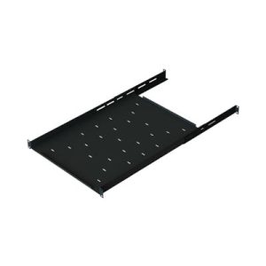 Charola Ajustable para Rack de 19" de 4 postes de 1 Unidad de Espacio. Profundidad de 633 a 816 mm.