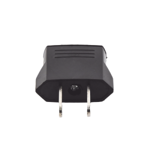 Adaptador de enchufe europea a americano, Calidad PREMIUM @ 6 A ; 110 - 250 Vca