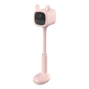 Mini Cámara IP Para Bebes / Inalámbrica Con Batería Recargable (Cero Cables) / 2 Megapíxel 1080p / Uso en Interior / Grabación en la Nube / Pinza Para Fijar / Color Rosa