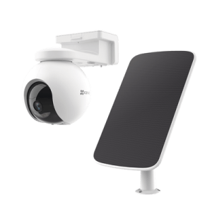 Cámara de Batería Recargable (Sin Cables) / 4G Multicarrier / Incluye Panel Solar CS-CMT-SOLARPANEL-E conector Tipo C / Seguimiento Inteligente / Visión Nocturna a Color / Detección Humana / Exterior con Protección