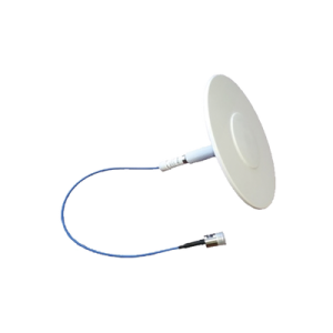 Antena plana blanca DAS para techo, 698-2700 MHz, bajo PIM, N Hembra.