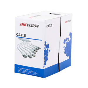 Bobina de Cable de 305 m (1000 ft) Cat 6 / 100% Cobre / Color Blanco / Uso en Interior / PVC