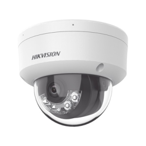 Domo IP 2 Megapixel /Lente 2.8 mm/ /Acusense/ Dual Light/ Micrófono Integrado / 30 mts IR EXIR / Exterior IP66 / H.265 / PoE / ONVIF