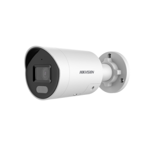 Bala IP 4 Megapixel / Imagen a Color 24/7 / PoE / Lente 2.8 mm / Luz Blanca 40 mts / Exterior IP67 / Luz Intermitente y Alerta de Audio / Videoanaliticos (Filtro de Falsas Alarmas) / WDR 130 dB / MicroSD