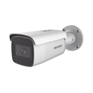 Bala IP 2 Megapixel / Lente Mot. 2.8 a 12 mm / 60 mts IR EXIR / Exterior IP67 / IK10 /  WDR 120 dB / PoE / Videoanaliticos (Filtro de Falsas Alarmas) / Ultra Baja Iluminación / Entrada y Salida de Audio y Alarma