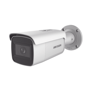 Bala IP 4 Megapixel / Lente Mot. 2.8 a 12 mm / 60 mts IR EXIR / Exterior IP67 / IK10 / WDR 120 dB / PoE / Videoanaliticos (Filtro de Falsas Alarmas) / Ultra Baja Iluminación / Entrada y Salida de Audio y Alarmas