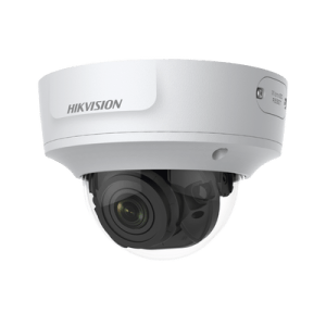Domo IP 2 Megapixel / Lente Mot. 2.8 a 12 mm / 40 mts IR EXIR / Exterior IP67 / IK10 / Audio y Alarmas / PoE / WDR 120 dB / Videoanaliticos Integrados