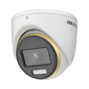 Turret TURBOHD 2 Megapixel (1080p) / Imagen a color 24/7 / Lente 2.8 mm / Luz Blanca 20 mts / Exterior IP67 / WDR 130 dB