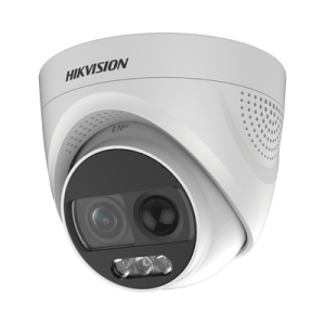 Domo TURBOHD 2 Megapixel (1080p) / Imagen a color 24/7 / Lente 2.8 mm / Luz Blanca 20 mts / Exterior IP67 / WDR 130dB / Sensor PIR / Salida de alarma