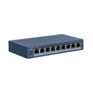Switch PoE+ / Administrable / 8 Puertos 10/100 Mbps PoE+ / 1 Puerto 100 Mbps Uplink / PoE hasta 250 metros / 60 W