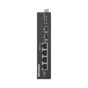 Switch Industrial Gigabit PoE+ / No Administrable / 4 puertos 10/100/1000 Mbps PoE+ (30W) + 1 puerto 10/100/1000 PoE++(60W) / 2 puertos SFP / 60 W