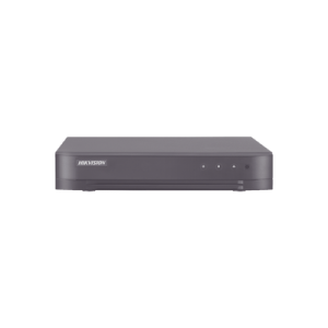 DVR 2 Megapixel Lite / 16 Canales TURBOHD + 2 Canales IP / 1 Bahía de Disco Duro / 1 Canal de Audio / Audio por coaxitron / Vídeo Análisis