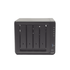 Servidor NAS de 4 Bahías (Expandible a 9 Bahías) / Hasta 162 TB / Servicio Nube Gratis (P2P) / Administración Remota y Respaldo Programado