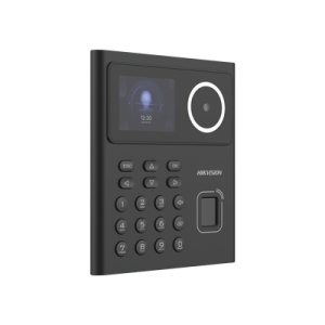 Terminal de Reconocimiento Facial con lector MIFARE / Hasta 1.5 mts en lectura / Soporta P2P Hik-Connect / 500 Rostros / 1.000 Huellas / 1.000 Tarjetas / PIN / ISAPI-ISUP 5.0