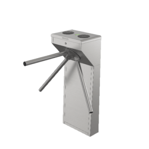 Torniquete Trípode de Acero Inoxidable con Indicadores de Entrada-Salida / Apertura en Caso de Emergencia / Integrable con cualquier Sistema de Control de Acceso