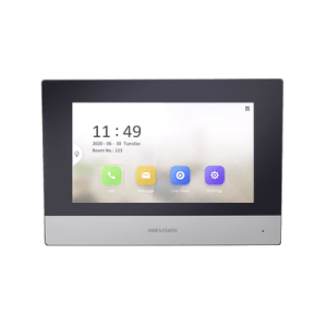 Monitor IP WiFi Touch Screen 7" para Videoportero IP / Vídeo en Vivo / PoE Estándar / Apertura Remota / Llamada Entre Monitores / Audio de dos vías / Policarbonato