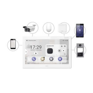 Monitor Touch IP / WiFi / ANDROID 7" / Integración con Videoporteros IP, CCTV, Panel de Alarma AXPRO y Biométricos de Acceso / CENTRO DE ADMINISTRACIÓN / Vídeo en Vivo / PoE Estándar / Apertura Remota