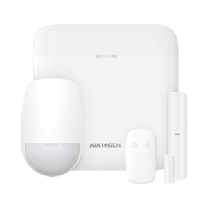 (AX PRO) Kit de Panel de Alarma Inalámbrico de Hikvision / Soporta 48 Zonas / Wi-Fi y Ethernet / Incluye Batería de respaldo / Compatible con los Accesorios AX PRO