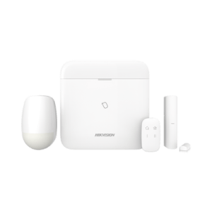(AX PRO) Kit de Panel de Alarma Inalámbrico de Hikvision / Soporta 96 Zonas / Lector de Tag integrado / 3G/4G, Wi-Fi y Ethernet / Incluye Batería de respaldo / Compatible con los Accesorios AX PRO.
