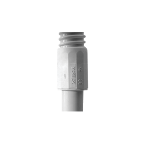 Conector (Racor) de tubería rígida a tubería flexible (Diflex), PVC Auto-Extinguible, 20 mm, IP65